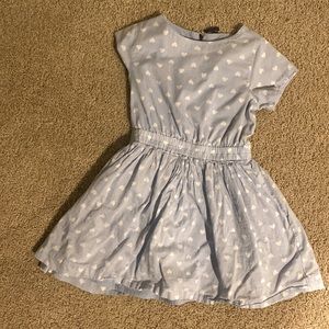 Crewcuts lavender heart dress size 5